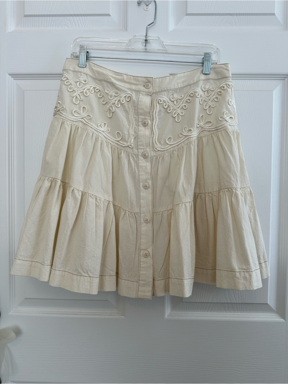 Free People tiered swing skirt size 12 EUC